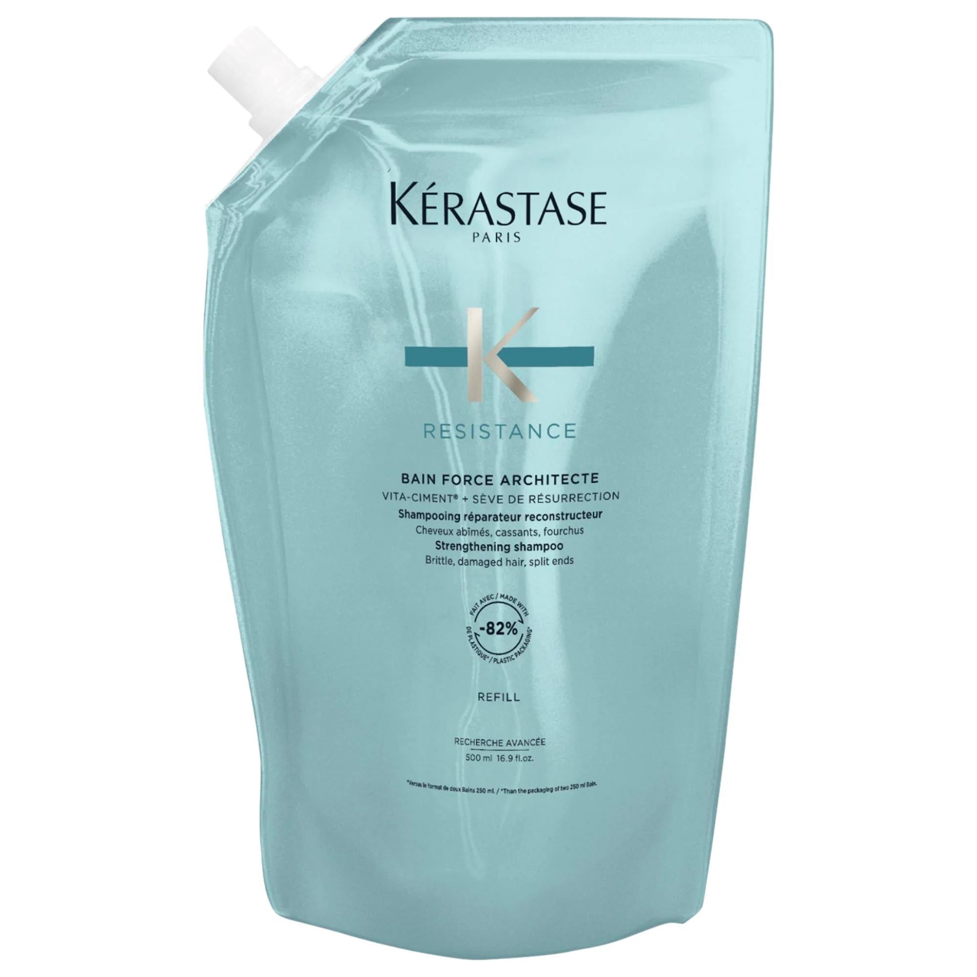 Resistance: Hair Strengthening Shampoo for Damaged Hair Repair - Heat Protection, Breakage Defense & Shine Enhancement with Pro-Keratine