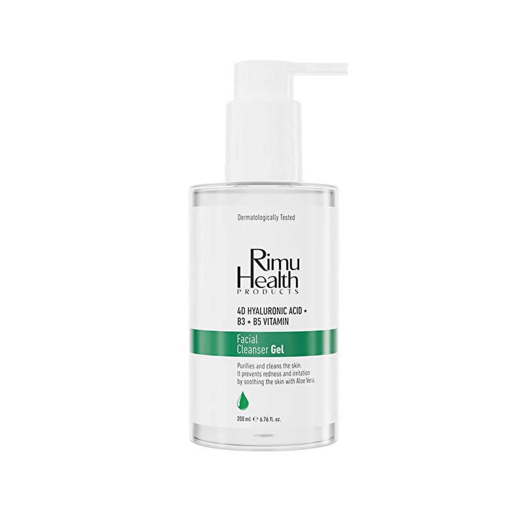 Rimu Health: Gentle Facial Cleansing Gel for Oily & Combination Skin - Hydrating, Barrier Repair, Acne & Sebum Control - Aloe Vera & Niacinamide
