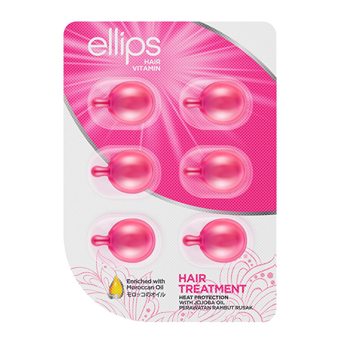 Ellips Hair Vitamin Treatment - Nourish & Strengthen Damaged Hair with Argan Oil & Vitamins A, C, E