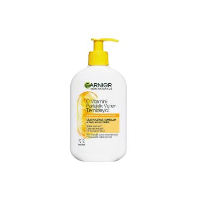 Garnier Vitamin C Brightening Facial Cleanser - 8.45 fl oz, Vegan & Sulfate-Free, Moisturizing & Brightening for Dull Skin