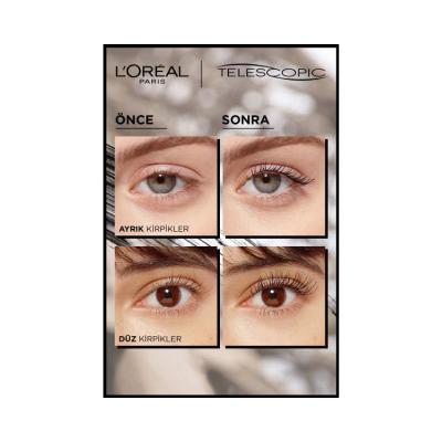 Loreal Paris Telescopic Carbon Black Mascara - Lengthening & Volumizing for Dramatic Lashes