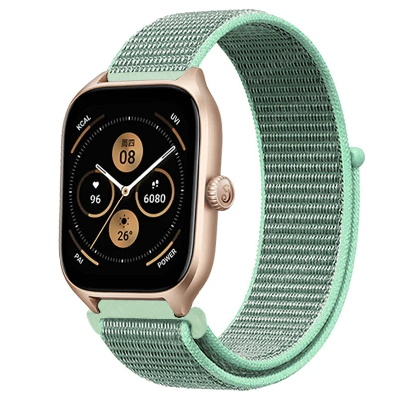 Loop Band For Amazfit GTS 4/3/2/2e Mini/GTR 4/3/Pro/GTR2/47mm/stratos Nylon 20mm/22mm Watch Bracelet Amazfit bip-U-S-lite strap
