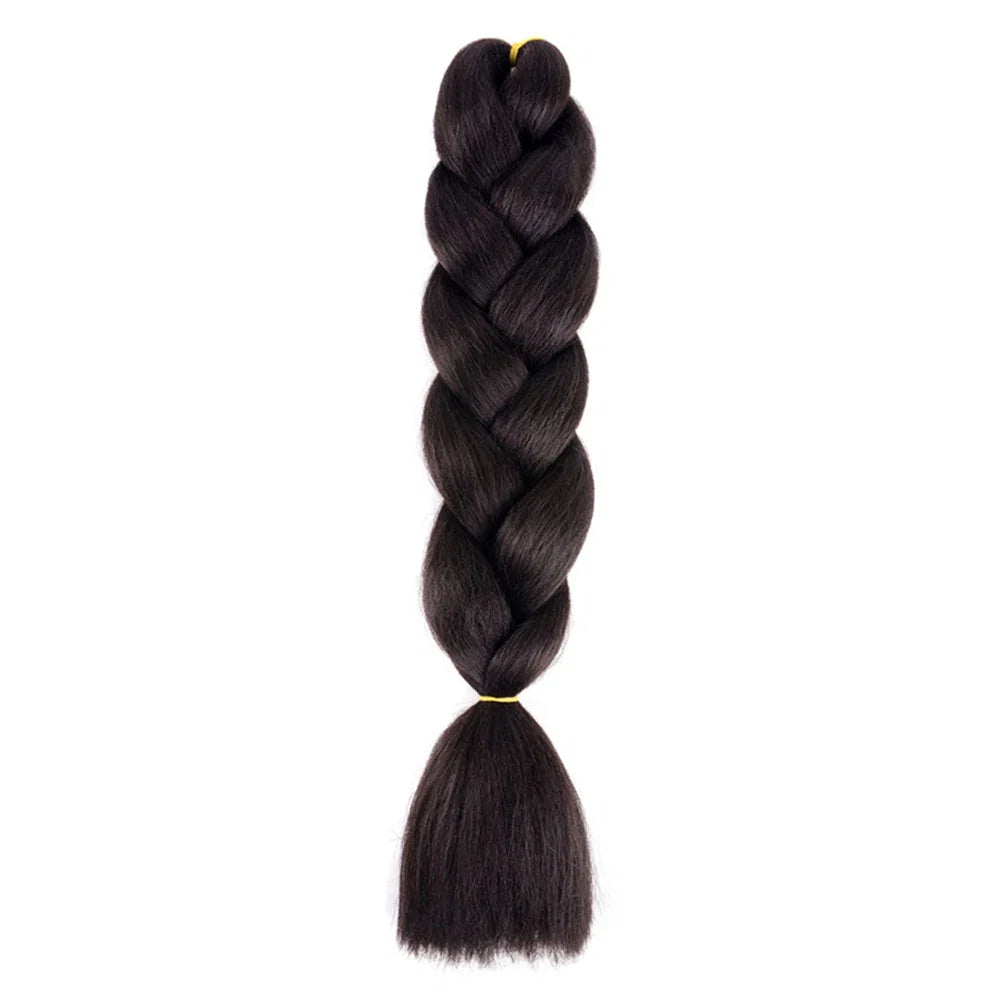AZQUEEN 24 Inch Jumbo Braids Extensions Synthetic Braiding Hair Afro Ombre Color kanekalon Hair for Children Braid