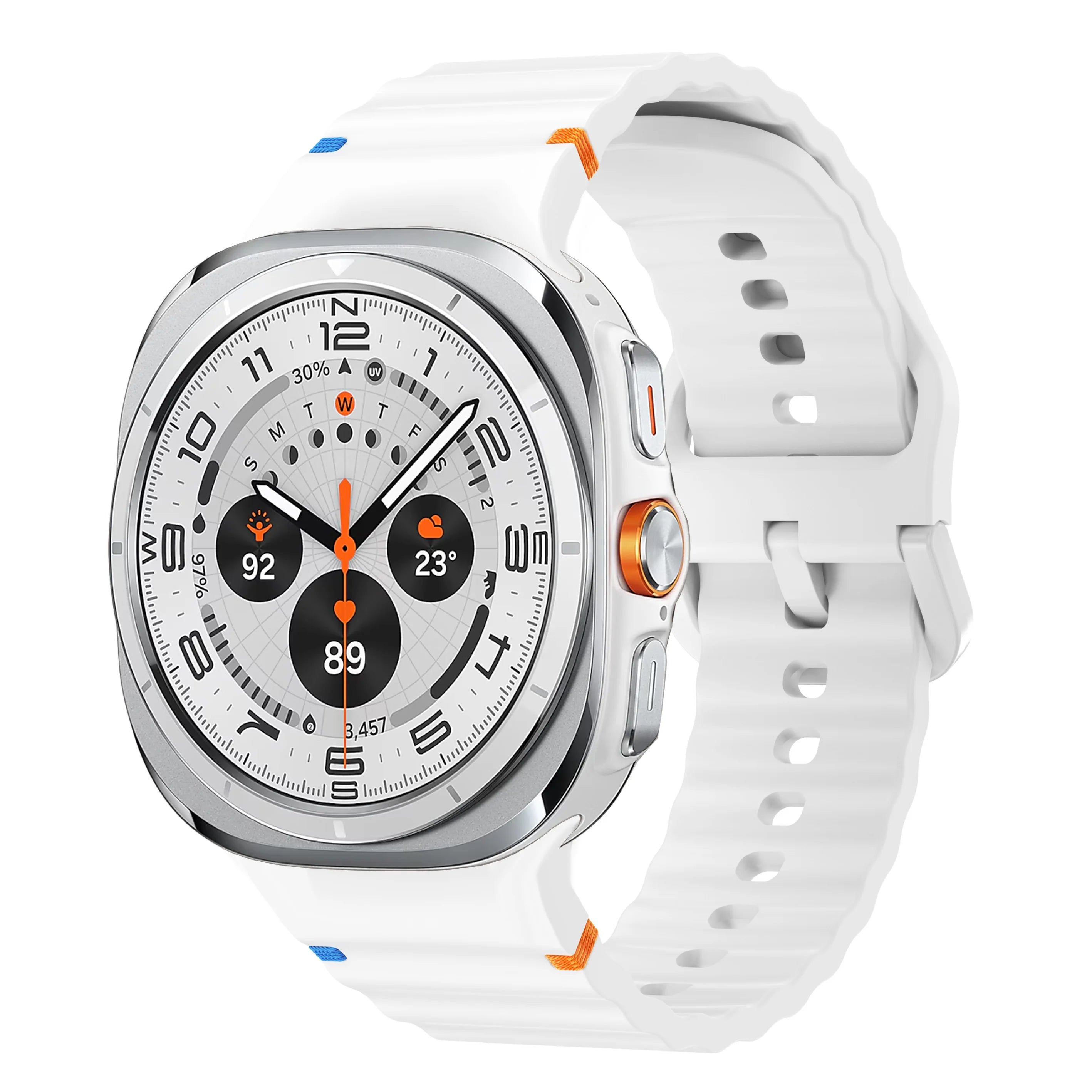 Original Strap for Samsung Galaxy Watch ultra strap 47mm Silicone Bracelet Galaxy Watch 5 pro/4/6 Classic/7 44mm 40mm 43 46 band