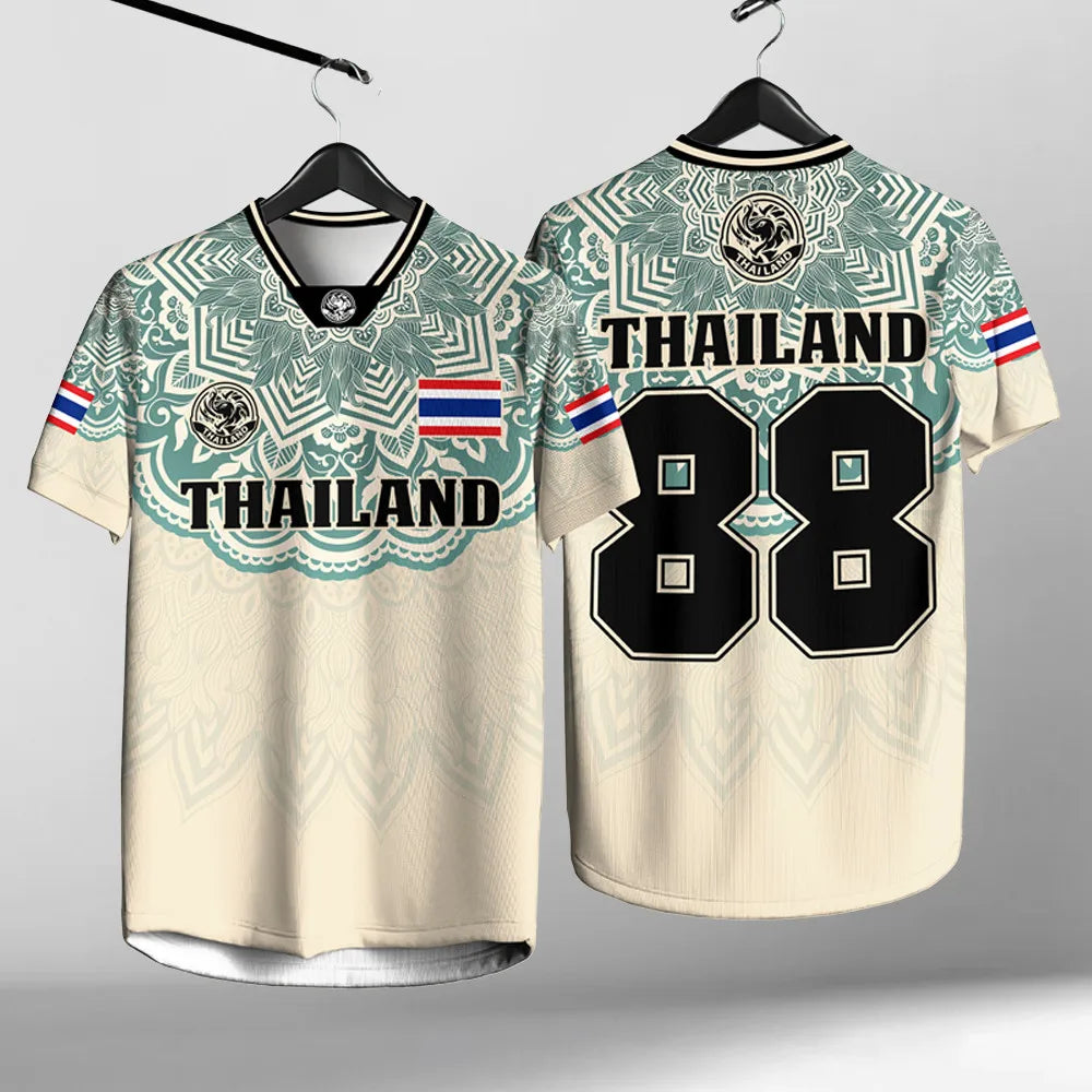Men And Women Elephant Thailand 3D Printed Round Neck Short Sleeve Summer Street T-shirt Men's High Quality Oversized Breathable