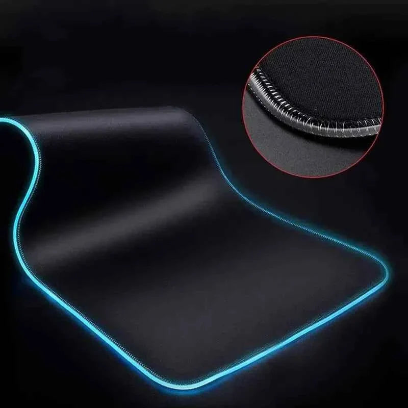 RGB Mouse Pad P-Pokemons Gengar Gamer Computer Mouse Mat Pc Backlight Mousepad Carpet Gaming Accessories Keyboard LED Desk Mat