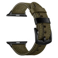 Leather Watchband for Apple Watch Series 9 8 7 6 SE 5 4 3 2 1 Durable Design Strap for iWatch Band 40mm 42mm 44mm 45mm 49mm 38mm