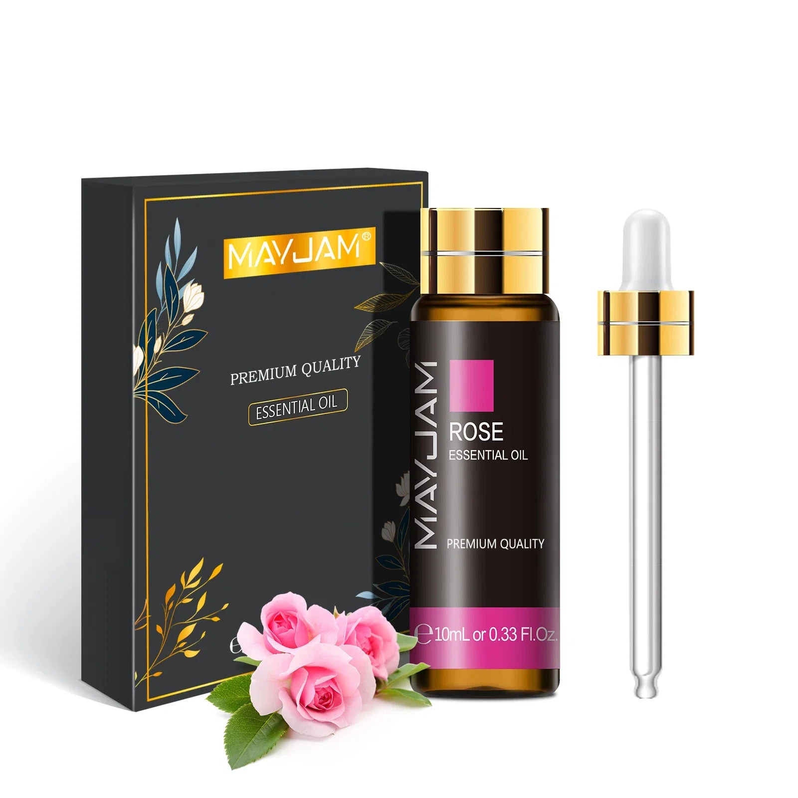 10ml Pure Plant Essential Oil For Humidifier Diffusers Mint Lavender Tea Tree Rose Vanilla Sandalwood Jasmine Pure Nature Oil