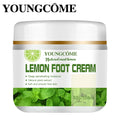 LEMON Foot Cream Heel Cracking Repair Products Exfoliation Dead Skin Removal Softening Moisturize Smooth Skin Care Natural Hand