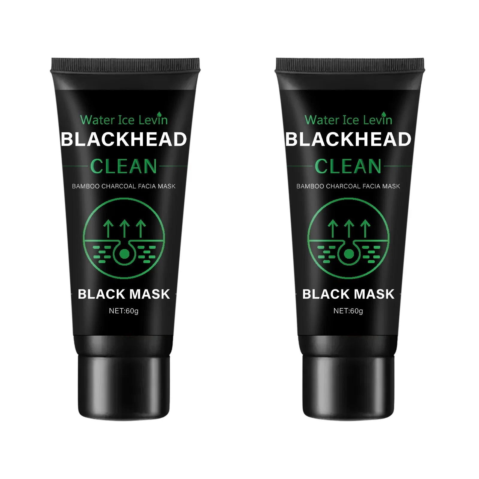 60g Bamboo Charcoal Fiber Mask Blackhead Removal Deep Mask Deep Cleansing Cleansing Exfoliating Mask Treatment Black Mask
