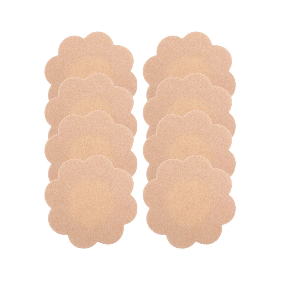 Women Summer Invisible Nipple Covers Pads Ultra Thin Fabric Chest Stickers Disposable Lift Pasties Daily Wear Intimate Underwear