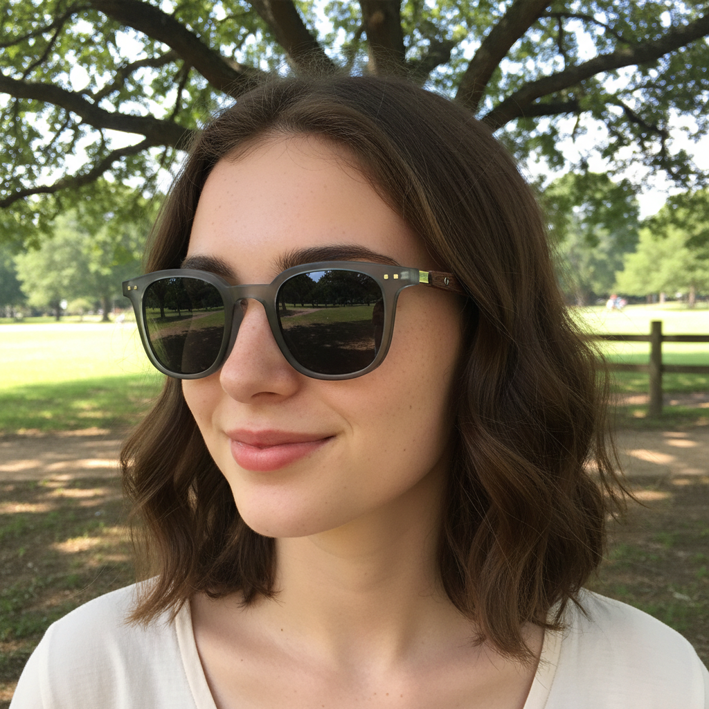 Men’s Vintage PC Frame Sunglasses - Classic Brand Driving Eyewear with Coating Lens