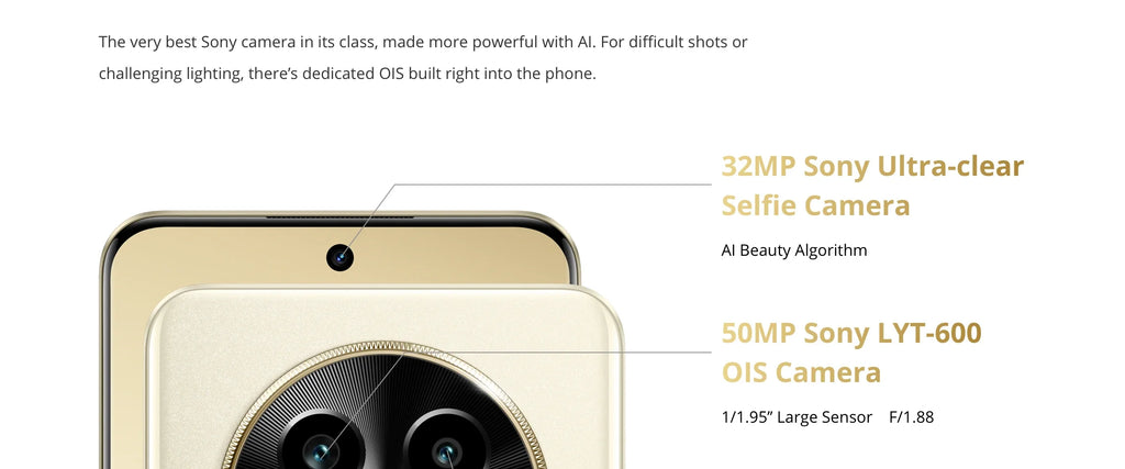 Global Version realme 13 Pro Smartphone Snapdragon 7s Gen 2 5G Chipset Sony LYT-600 OIS Camera 120Hz Curved Display AI Imaging