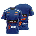 New Dominant Men 3D Printed Team Motorcycle Superbike Off-road T-shirt Men's Quick Dry Breathable Crewneck Jersey