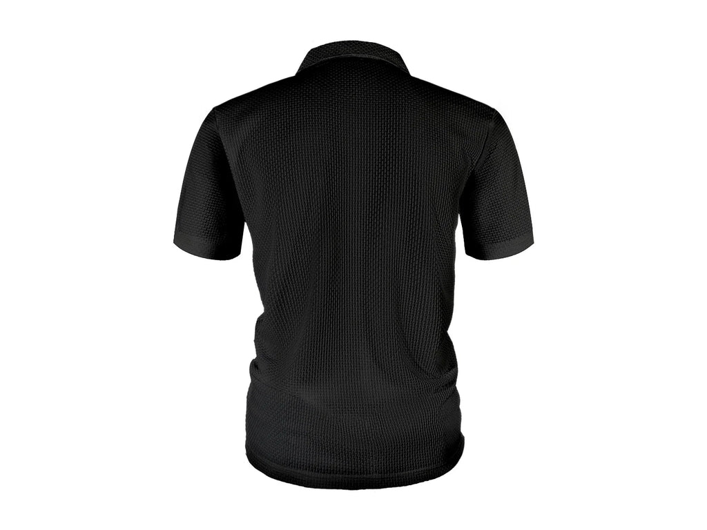 Cool Breeze Men’s Summer Ice Silk Lapel Pocket Polo Shirt