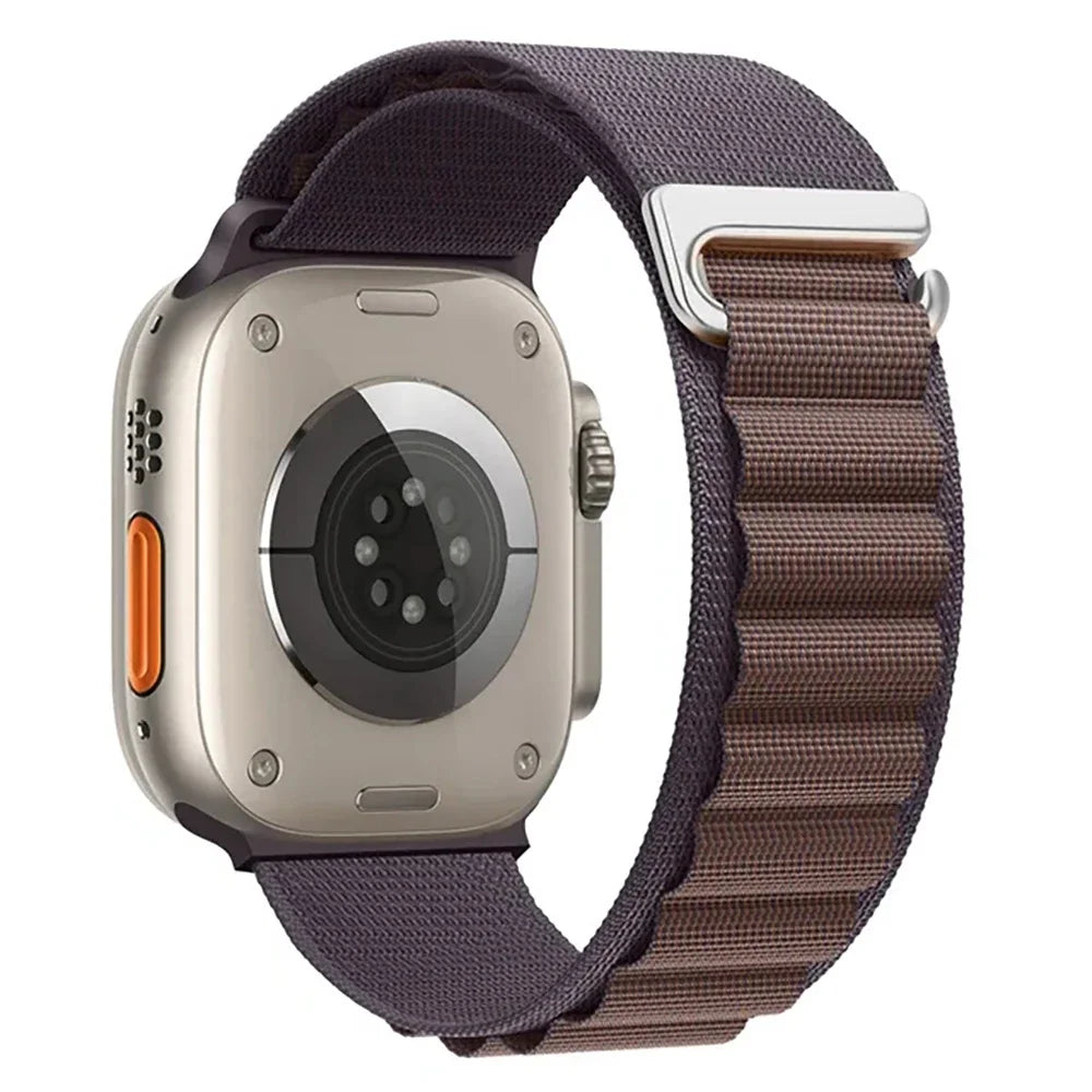 Alpine Loop Strap for Apple Watch Ultra Band 49mm 45mm 44mm 42mm 41mm 40mm Metal C-Hook Bracelets iwatch SE series 9 8 7 6 5 4 3