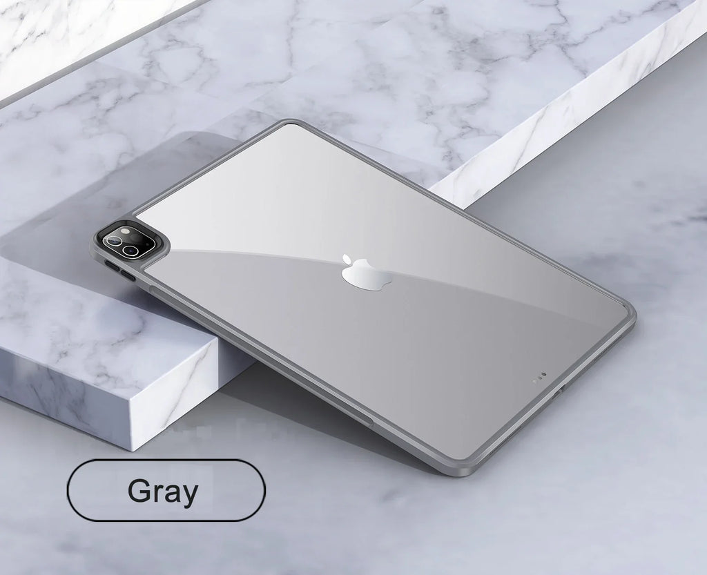 Clear Transparent Case For iPad Air 4 5 Pro 2024 11 12.9 10.2 13 MINI 6 7 8 9 10 Generation Sleeve Shockproof Hard Cover Funda