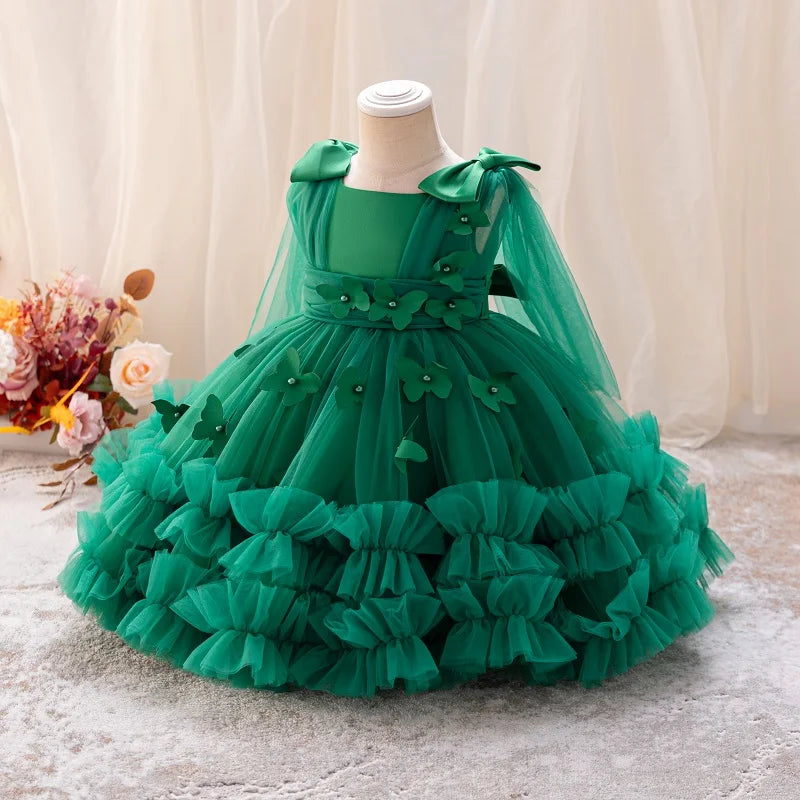 Toddler & Little Girls Birthday & Party Butterfly Dress