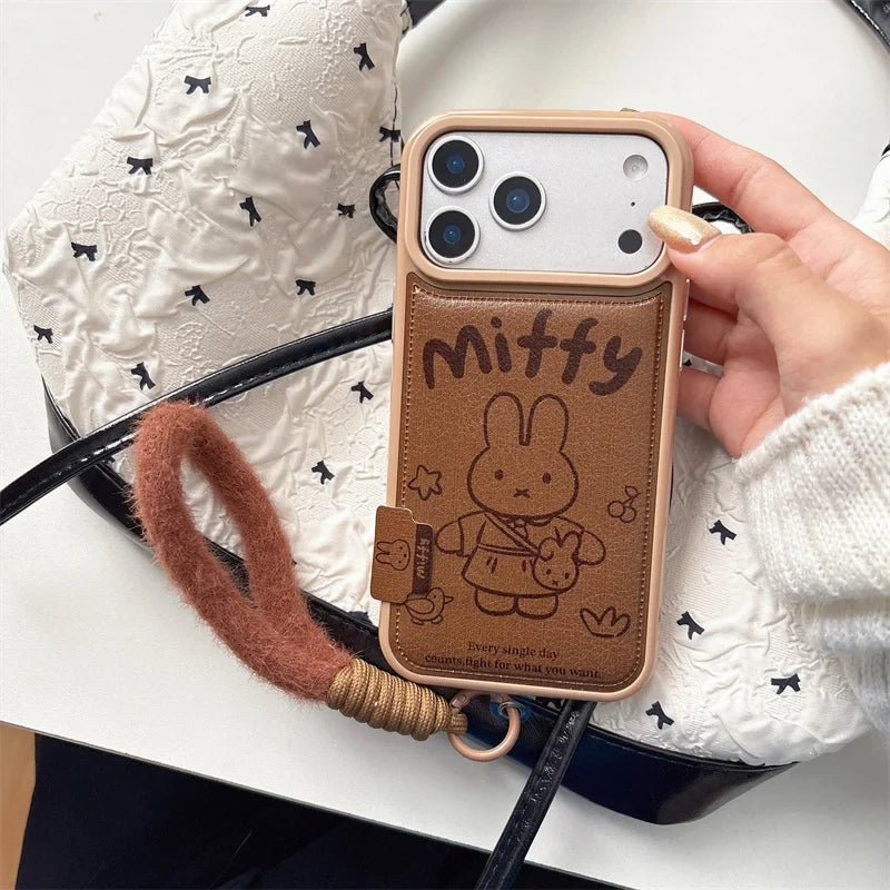 Kawaii Miffy Rabbit iPhone Case