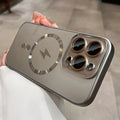 Luxury AG Slim Matte Magsafe Case for iPhone 11 12 13 14 15 16 Pro Max 16 Plus 15Pro Magnetic Wireless Charging Hard Back Cover