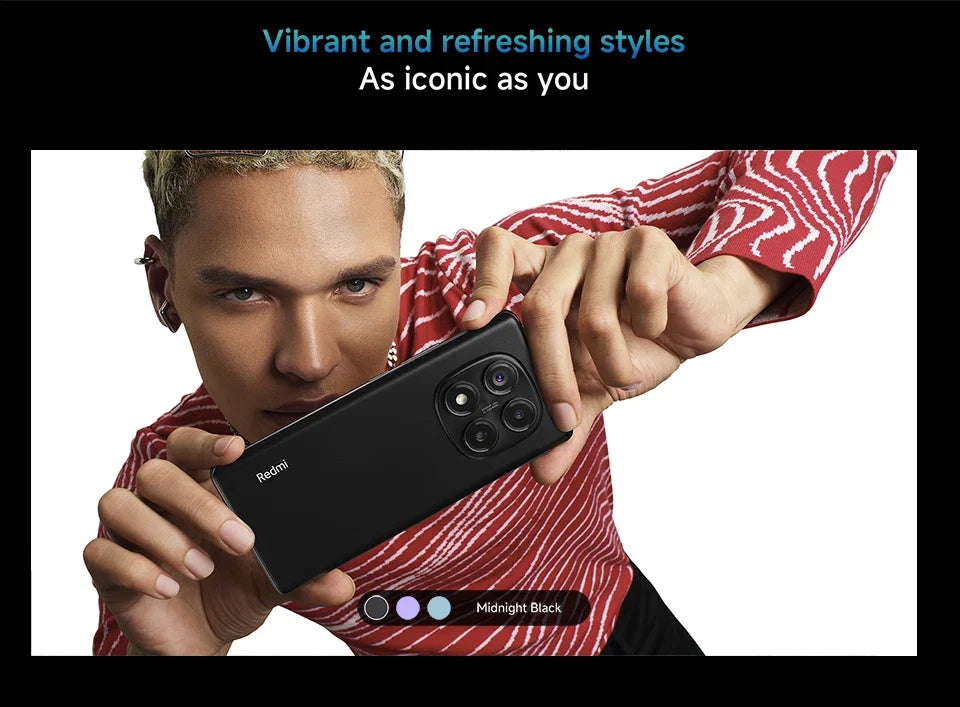 Global Version Xiaomi Redmi Note 14 Pro 4G Smartphone 6.67" AMOLED Display MediaTek Helio G100-Ultra 5500mAh 200MP AI Camera