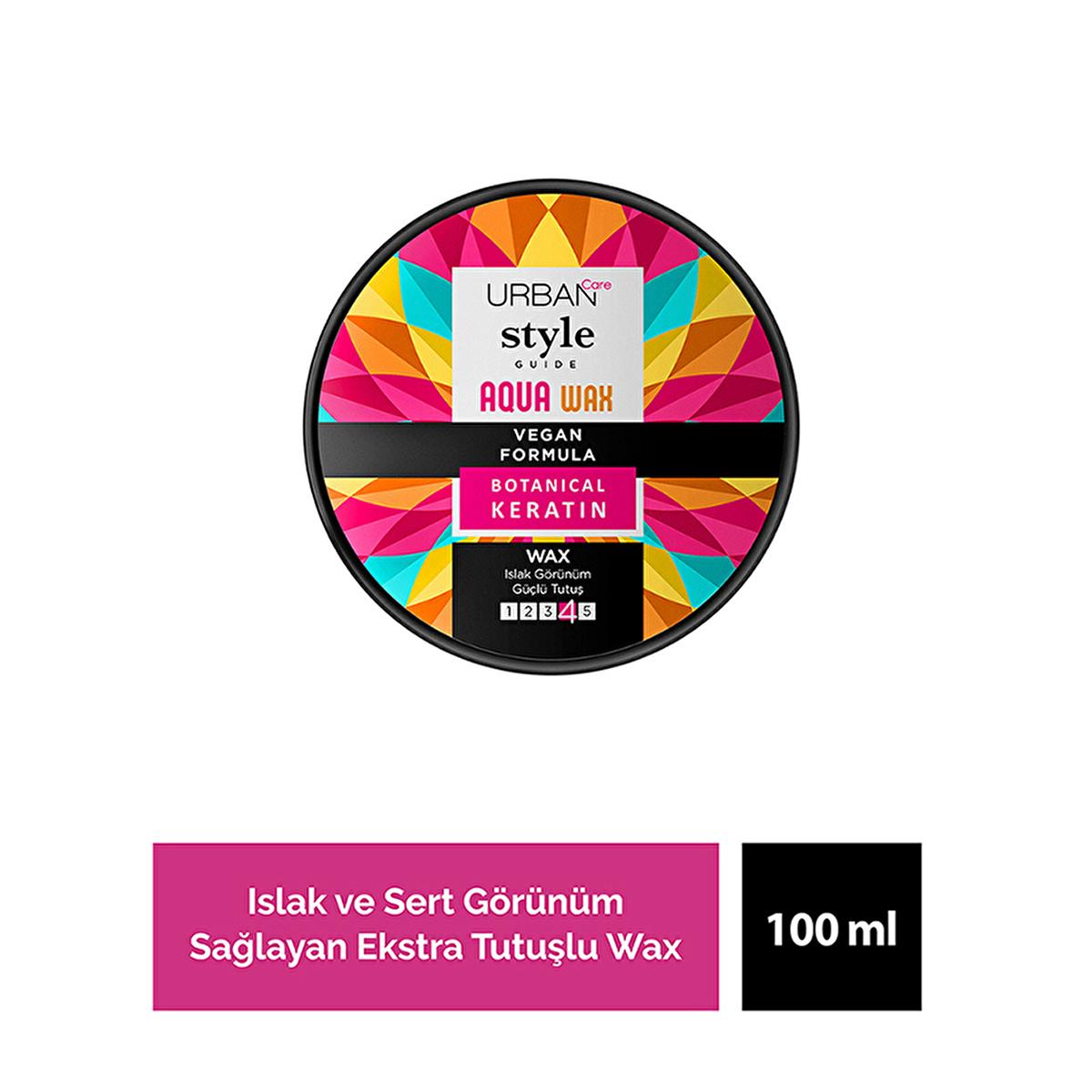 Urban Care Moisture-Resistant Hair Wax for Long-Lasting Style - 3.38 fl oz, Paraben-Free & Natural Ingredients