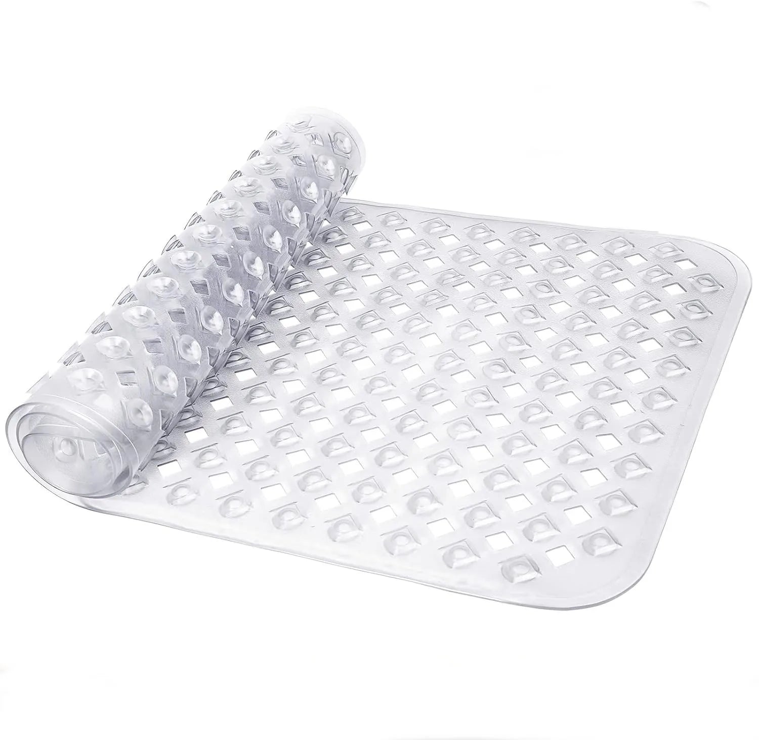 1pc Cartoon Extra Long Bathtub Mat 40x100cm Non Slip Bath Mat for Bathroom Tubs Shower Mats with Suction Cups & Drain Holes
