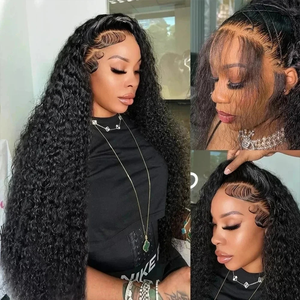 360 Full Lace Wig Human Hair Pre Plucked 250 Density Human Hair Wigs Body Wave 13x6 HD Lace Frontal Wig Glueless Wig  human hair