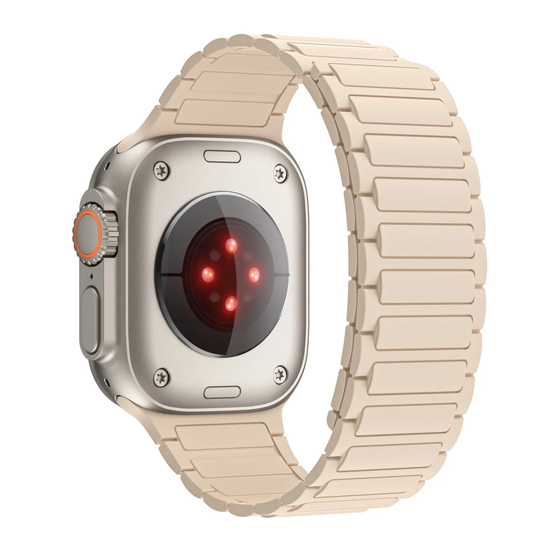 Magnetic sports band for Apple Watch Ultra 2 49mm 45mm 44 42mm 38 40 41mm silicone strap for iWatch series 9 8 7 6 5 4 se 3 loop