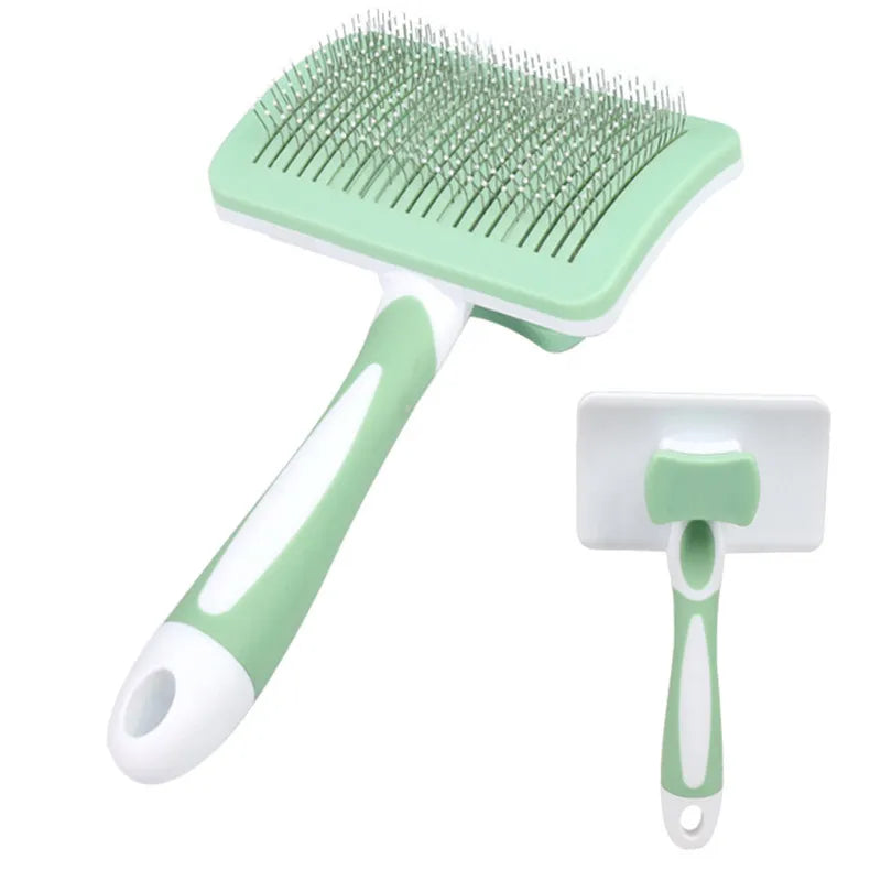 Cat Comb Automatic Cat Hair Remover Self-cleaning Cats Brush Massage Dog Comb Cats Hair Removal Dog Brushes Pet Grooming Brush