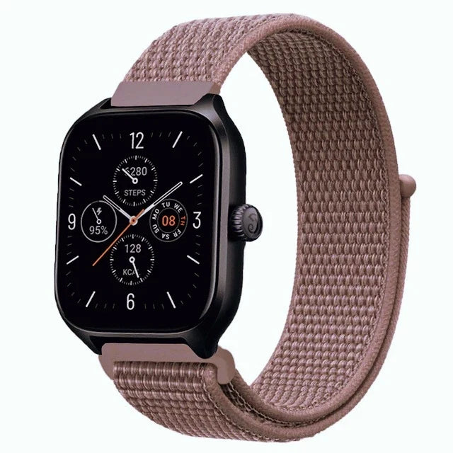 Nylon Loop Band For Amazfit GTS 4/3/3pro/2e/GTS 2 Mini/GTR 4 47mm/GTR 2/Stratos 2 3 Strap For Amazfit Bip 3 Pro Correa