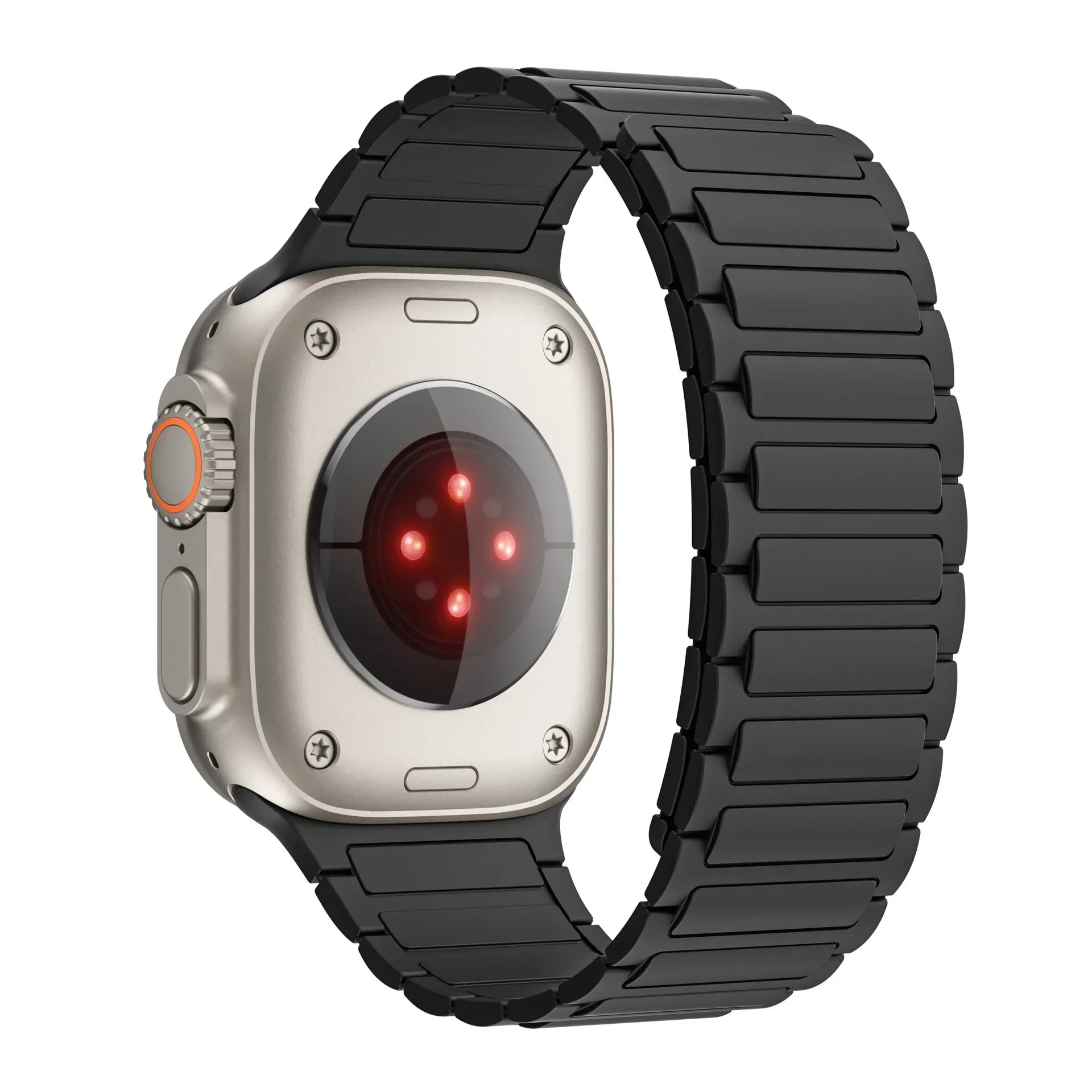 Magnetic sports band for Apple Watch Ultra 2 49mm 45mm 44 42mm 38 40 41mm silicone strap for iWatch series 9 8 7 6 5 4 se 3 loop