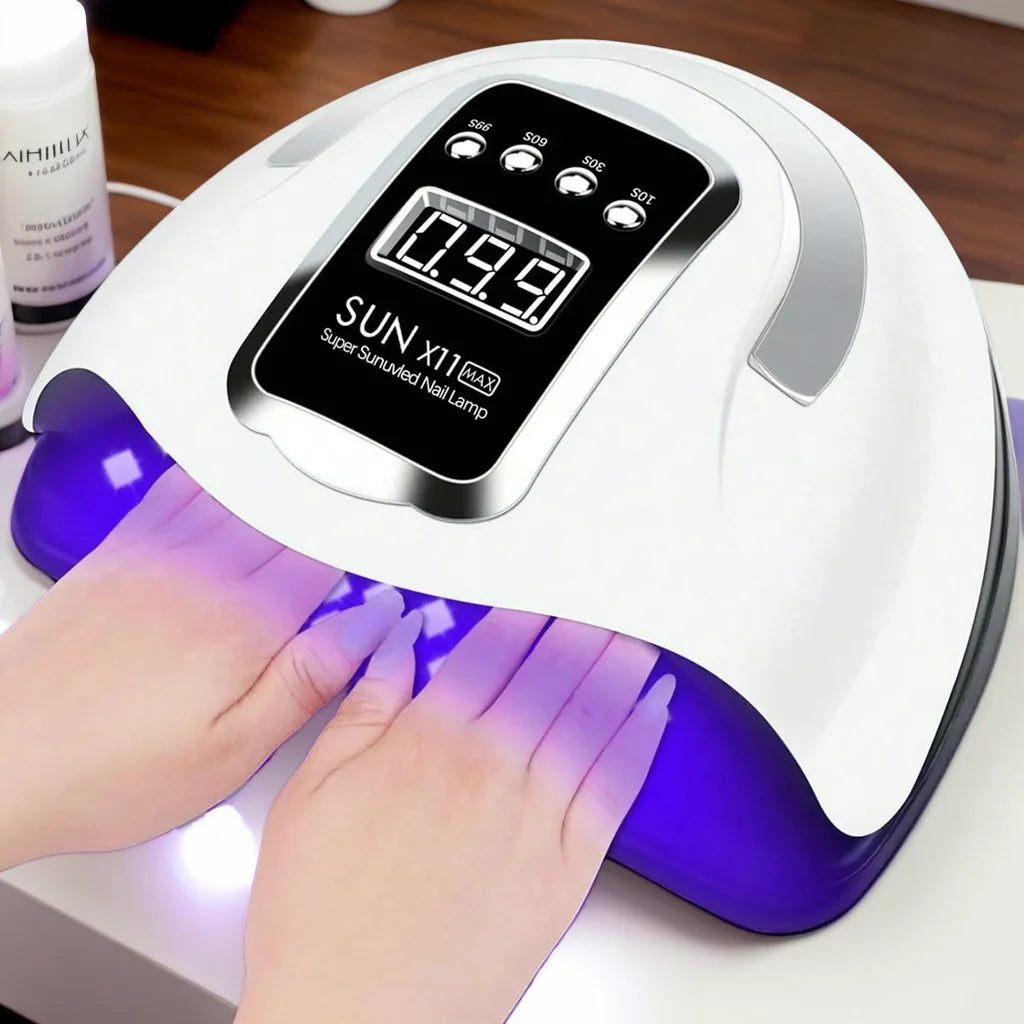 66LEDS Professional Nail Drying Lamp for Manicure Nails Gel Polish Drying Machine with Auto Sensor UV LED Nail Lamp