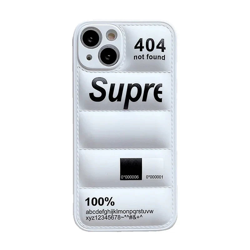 Jacket Puffer Case for iPhone 17 Pro Max 16 15 14 Plus 13 12 11 XR - Original Silicone Cover