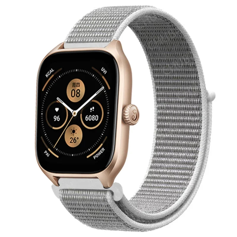 Loop Band For Amazfit GTS 4/3/2/2e Mini/GTR 4/3/Pro/GTR2/47mm/stratos Nylon 20mm/22mm Watch Bracelet Amazfit bip-U-S-lite strap
