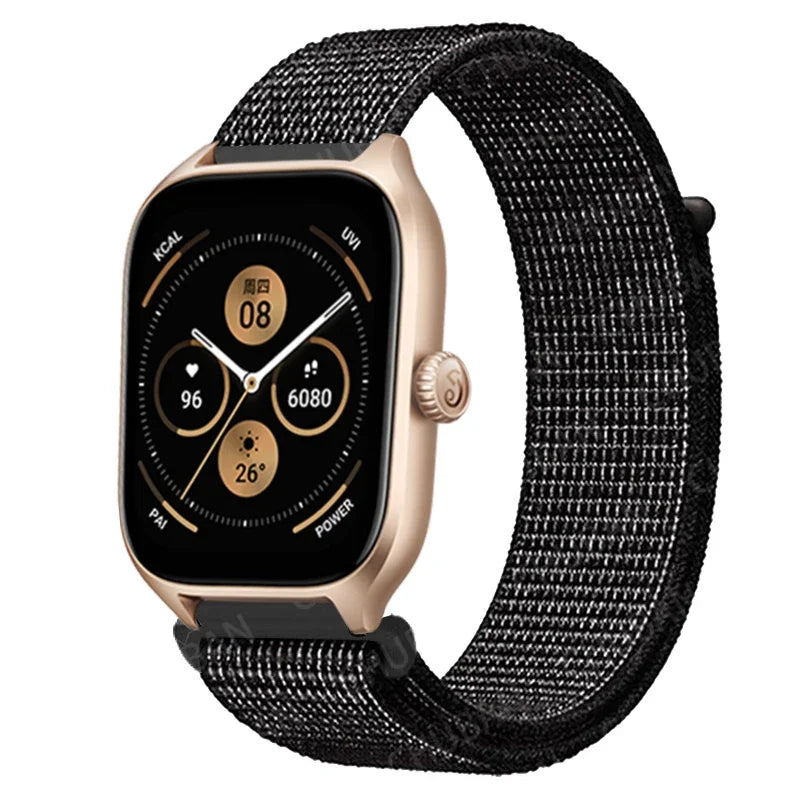 Loop Band For Amazfit GTS 4/3/2/2e Mini/GTR 4/3/Pro/GTR2/47mm/stratos Nylon 20mm/22mm Watch Bracelet Amazfit bip-U-S-lite strap