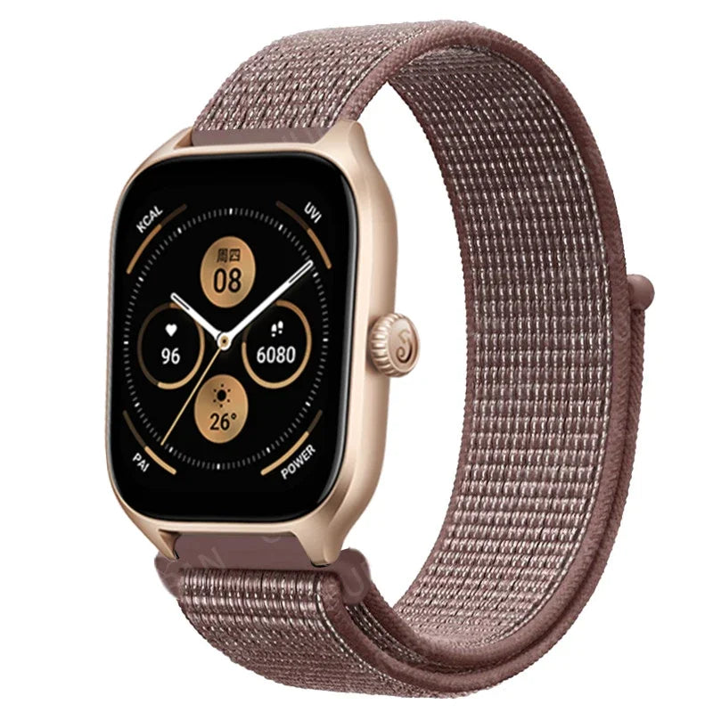 Loop Band For Amazfit GTS 4/3/2/2e Mini/GTR 4/3/Pro/GTR2/47mm/stratos Nylon 20mm/22mm Watch Bracelet Amazfit bip-U-S-lite strap