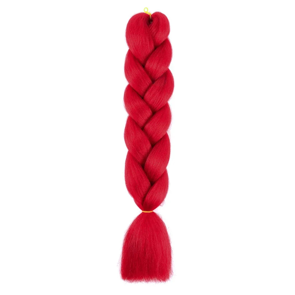 AZQUEEN 24 Inch Jumbo Braids Extensions Synthetic Braiding Hair Afro Ombre Color kanekalon Hair for Children Braid