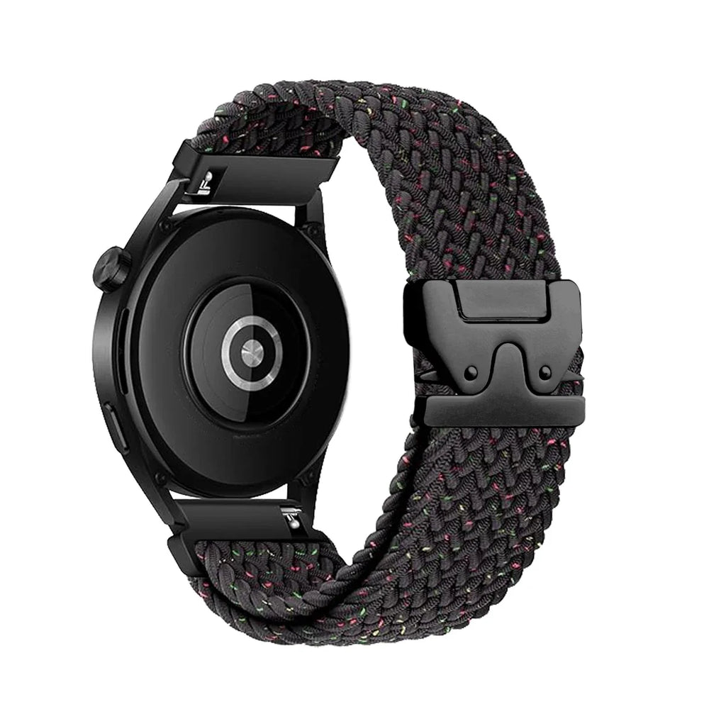 Braided Loop for Fitbit Versa 3/4 Watch Band Parachute Style Buckle Bracelet Correa Elastic Band for Fitbit Versa2/Sense1 2 Band