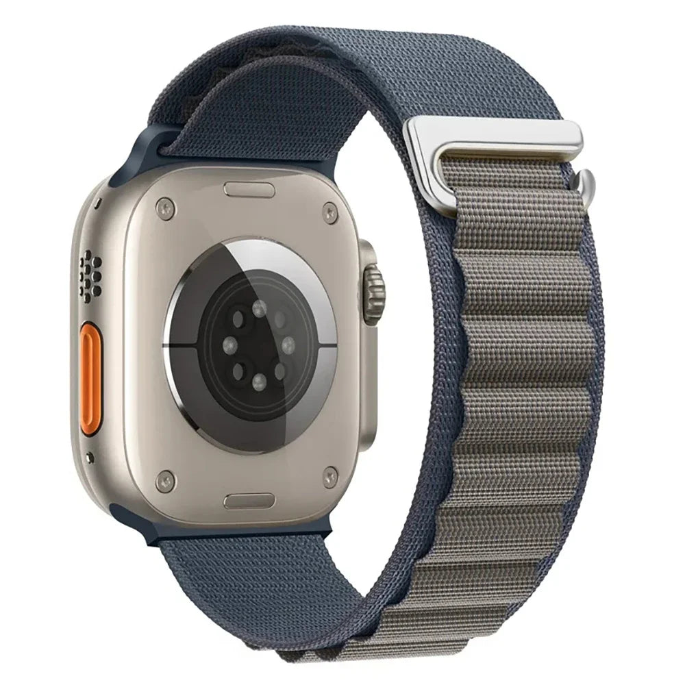 Alpine Loop Strap for Apple Watch Ultra Band 49mm 45mm 44mm 42mm 41mm 40mm Metal C-Hook Bracelets iwatch SE series 9 8 7 6 5 4 3