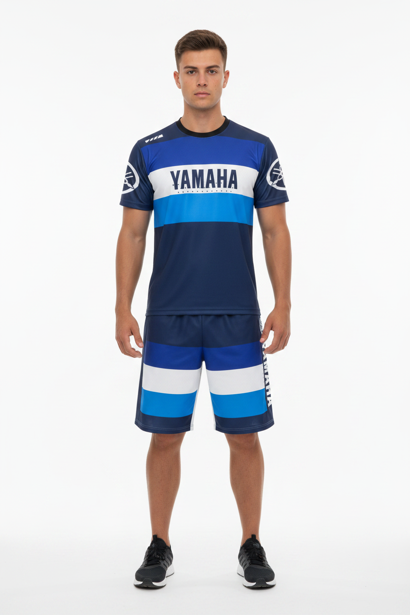 YAMAHA Summer Performance Motorcycle Riding T-Shirt Set