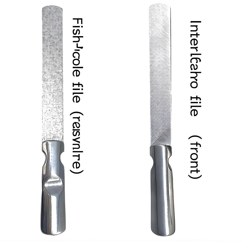 Stainless Steel Nail Files Manicure Pedicure Grooming For Professional Finger Toe Nail Care Tools
