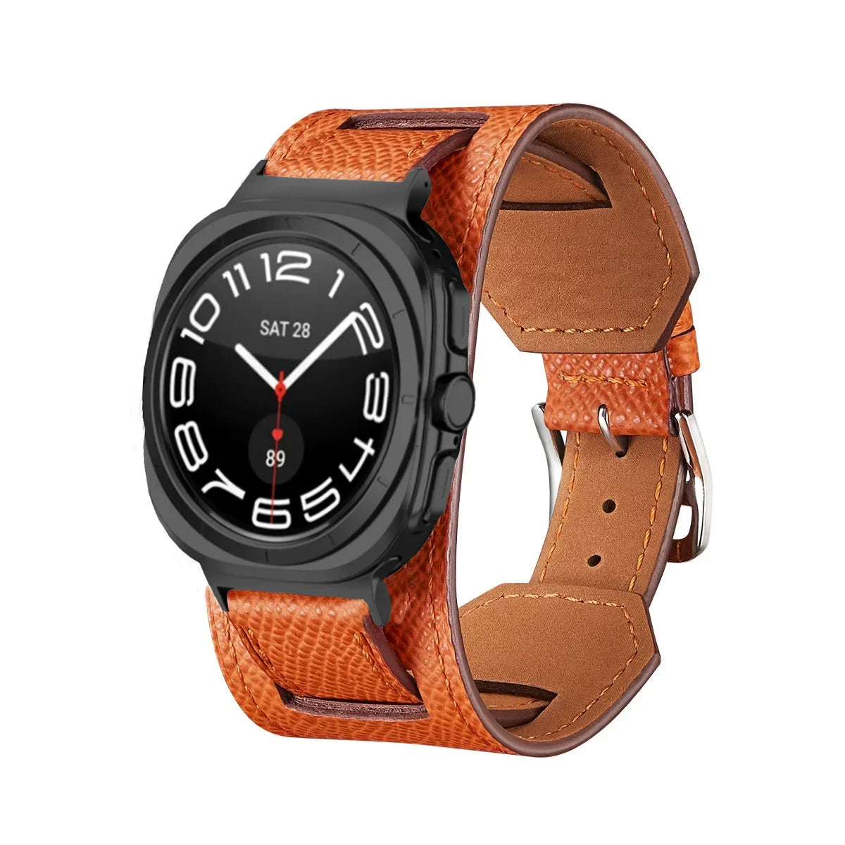 Premium Leather Band For Samsung Galaxy Watch Ultra 47mm Comfortable Bracelet Accessories Samsung Galaxy Watch 7 Ultra Wristband