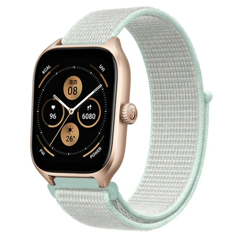 Loop Band For Amazfit GTS 4/3/2/2e Mini/GTR 4/3/Pro/GTR2/47mm/stratos Nylon 20mm/22mm Watch Bracelet Amazfit bip-U-S-lite strap