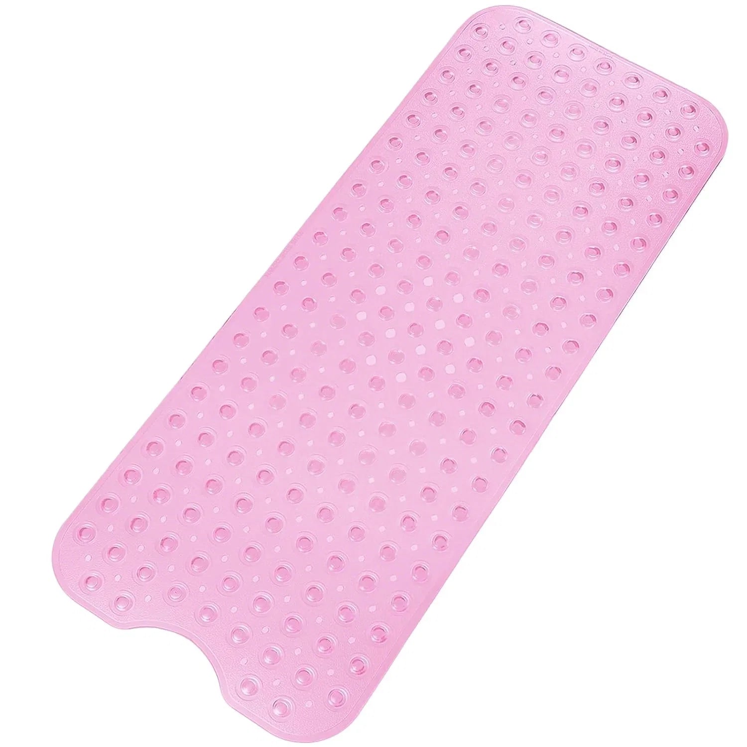 1pc Cartoon Extra Long Bathtub Mat 40x100cm Non Slip Bath Mat for Bathroom Tubs Shower Mats with Suction Cups & Drain Holes
