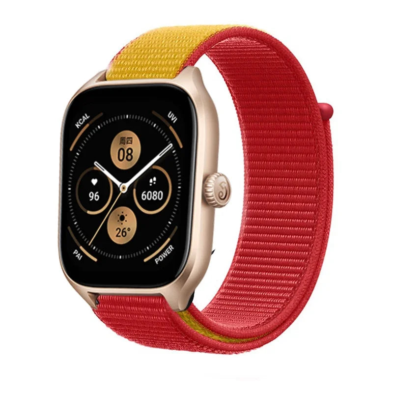 Loop Band For Amazfit GTS 4/3/2/2e Mini/GTR 4/3/Pro/GTR2/47mm/stratos Nylon 20mm/22mm Watch Bracelet Amazfit bip-U-S-lite strap