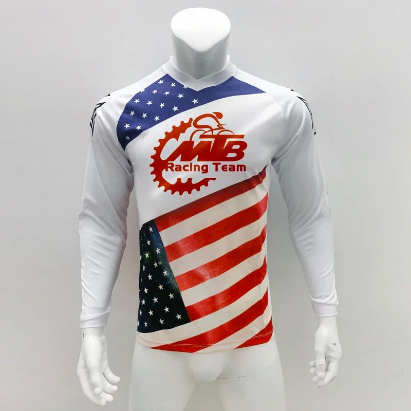 Men's MTB Motocross Jersey Motorcycle Mountain Bike Moto Wear BMX DH T Shirt Clothing Maillot Ciclismo Downhill Clothing