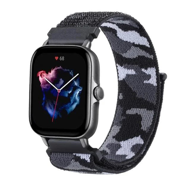 Nylon Loop Band For Amazfit GTS 4/3/3pro/2e/GTS 2 Mini/GTR 4 47mm/GTR 2/Stratos 2 3 Strap For Amazfit Bip 3 Pro Correa