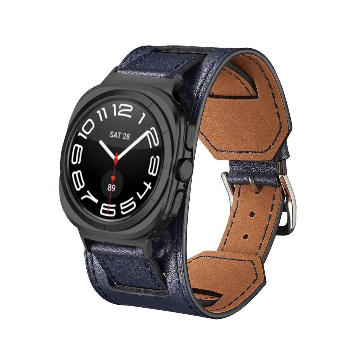 Premium Leather Band For Samsung Galaxy Watch Ultra 47mm Comfortable Bracelet Accessories Samsung Galaxy Watch 7 Ultra Wristband