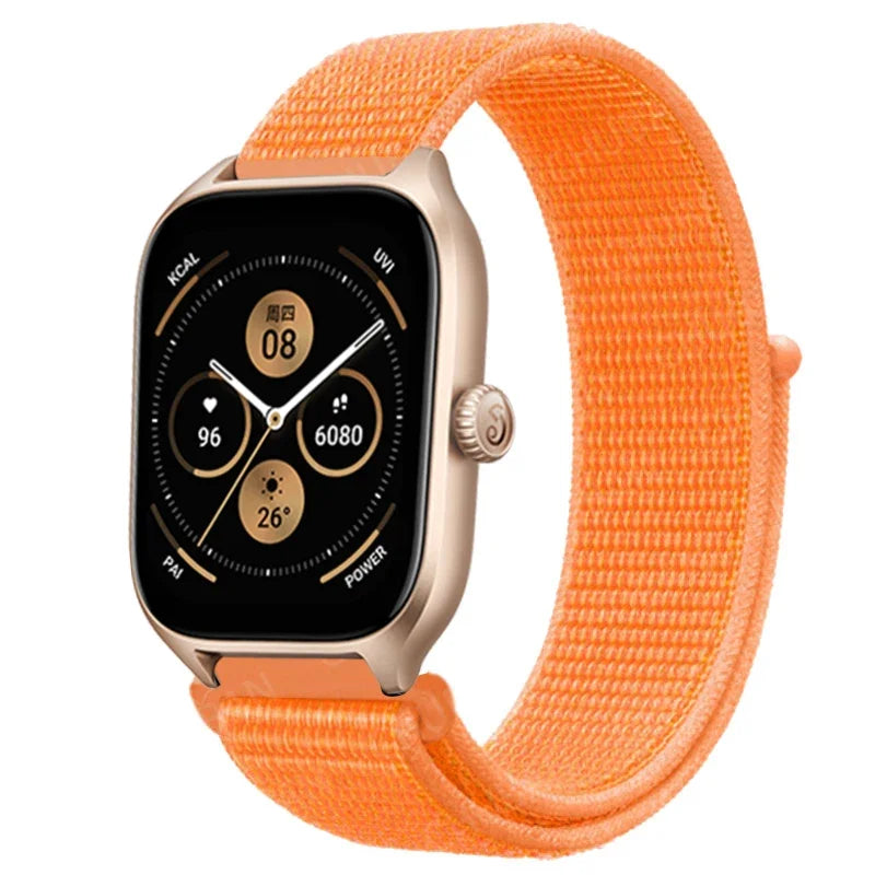 Loop Band For Amazfit GTS 4/3/2/2e Mini/GTR 4/3/Pro/GTR2/47mm/stratos Nylon 20mm/22mm Watch Bracelet Amazfit bip-U-S-lite strap